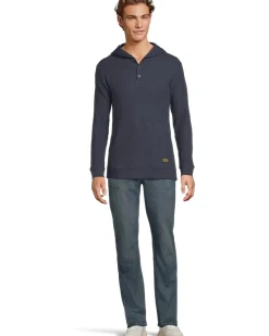 RVCA Dayshift Thermal Hooded Henley Men's