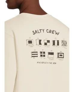 Salty Crew Call Sign Crew Fleece Men's