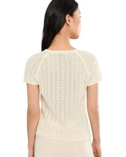 Sanctuary All In Pointelle Button Top Women's
