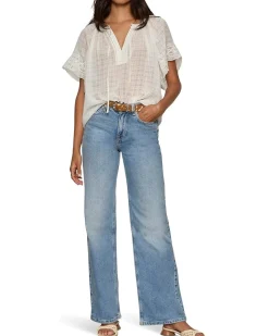 Sanctuary Easy Brunch Embroidered Blouse Women's