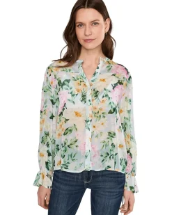 Sanctuary Femme Muse Button Blouse Women's