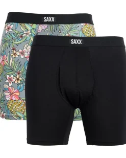 SAXX UNDERWEAR Vibe Xtra Soft Comfort Boxer Brief Fly 2-Pack Men's