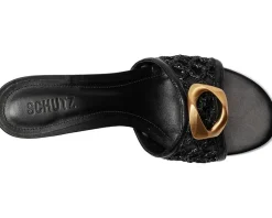 Schutz Olga Kitten Embroidery Women's