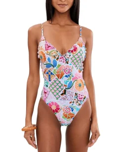Seafolly BeachBohème V-Neck One-Piece Women's
