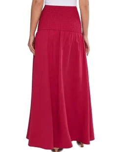 Seafolly Beach Edit Shirred Waist Midi Skirt Women's