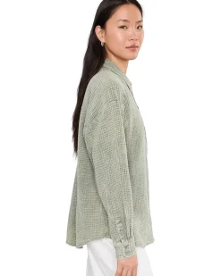 Splendid Ava Gauze Button-Down Women's