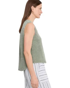 Splendid Ava Gauze Button Tank Women's