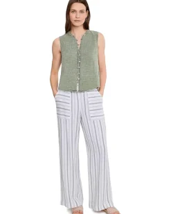 Splendid Ava Gauze Button Tank Women's