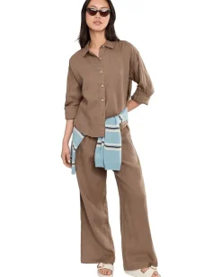 Splendid Stella Linen Button-Down Women's