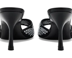 Stuart Weitzman Bareitall Shine Slides Women's