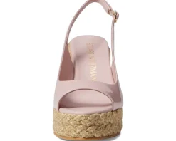 Stuart Weitzman Island Peep-Toe Espadrille Wedge Women's
