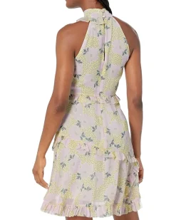 Ted Baker Suttonn Twist Neck Frill Detail Mini Dress Women's