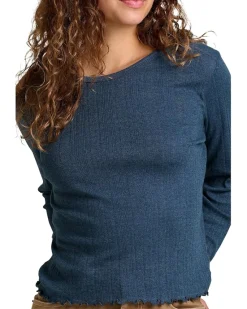 Toad&Co Foothill Pointelle Long Sleeve Crew II Women's