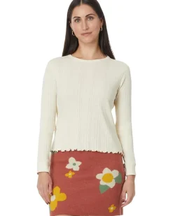 Toad&Co Foothill Pointelle Long Sleeve Crew II Women's