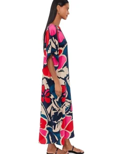 Trina Turk Maxi Caftan Dress Women's