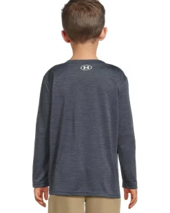 Under Armour Kids Logo Frame Twist Tech Long Sleeve (Little Kid)