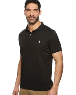 U.S. POLO ASSN. Classic Fit Interlock Solid Polo Shirt Men's