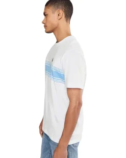 U.S. POLO ASSN. Short Sleeve Chest Print Stripe Jersey Tee Shirt Men's
