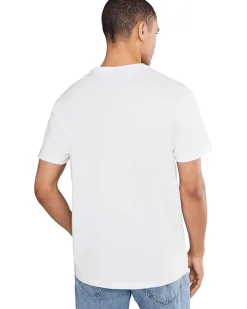 U.S. POLO ASSN. Short Sleeve Chest Print Stripe Jersey Tee Shirt Men's