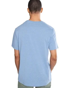 U.S. POLO ASSN. Short Sleeve Chest Print Stripe Jersey Tee Shirt Men's