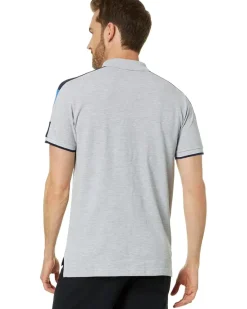 U.S. POLO ASSN. Short Sleeve Color-Block Pique Knit Polo Shirt Men's