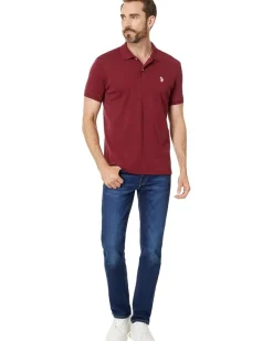 U.S. POLO ASSN. Slim Fit Interlock Polo Men's
