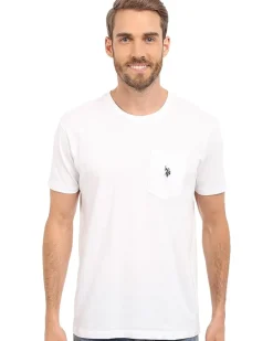 U.S. POLO ASSN. Solid Crew Neck Pocket T-Shirt Men's