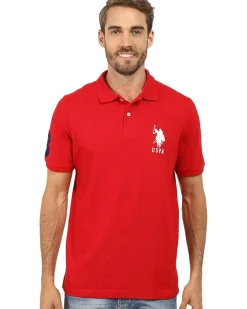 U.S. POLO ASSN. Solid Pique Polo Men's