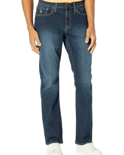 U.S. POLO ASSN. Stretch Slim Straight Five-Pocket Denim Jeans Men's