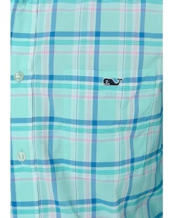 Vineyard Vines Coconut Key Plaid Featherweight Performance Shirt Men's