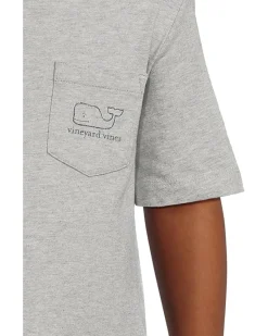 Vineyard Vines Kids Short Sleeve Vintage Whale Pocket T-Shirt (Toddler/Little Kids/Big Kids)