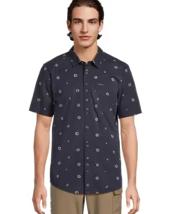 Volcom Scaler Stone Woven Short Sleeve Men's
