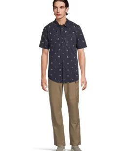Volcom Scaler Stone Woven Short Sleeve Men's